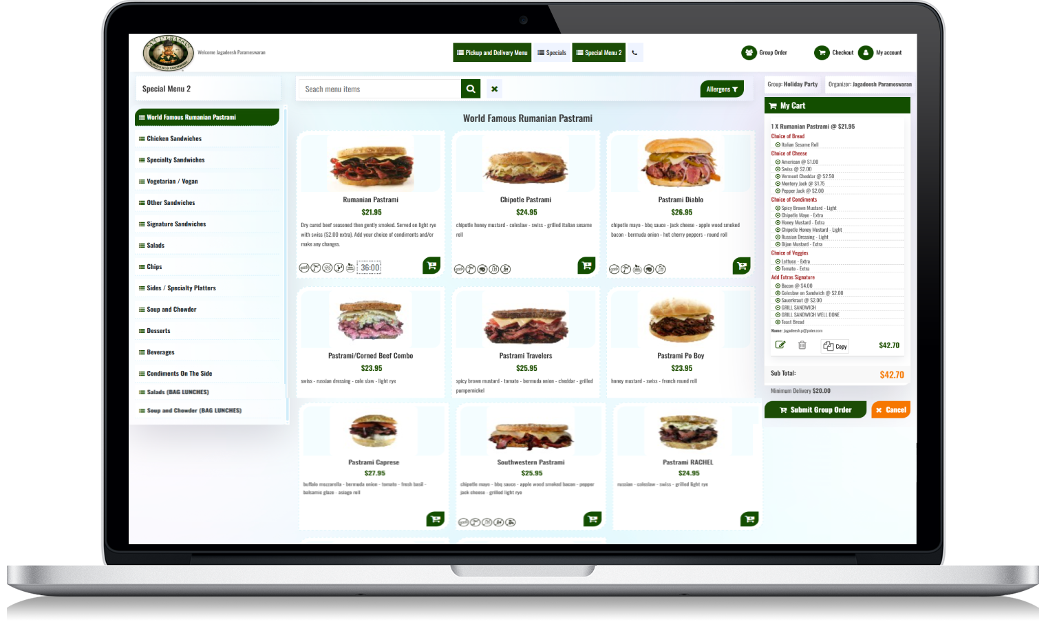 group order