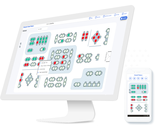 Desk Booking System features